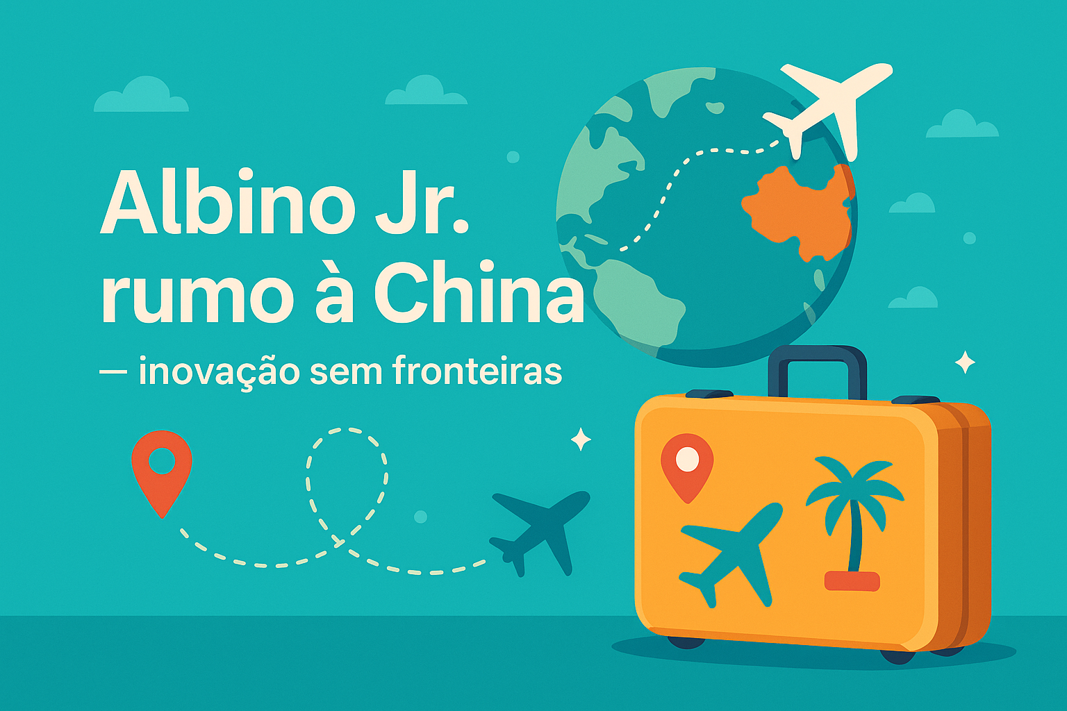 Albino Jr em viagem à China