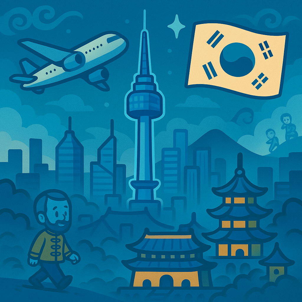 De Hong Kong a Seul: início da etapa coreana