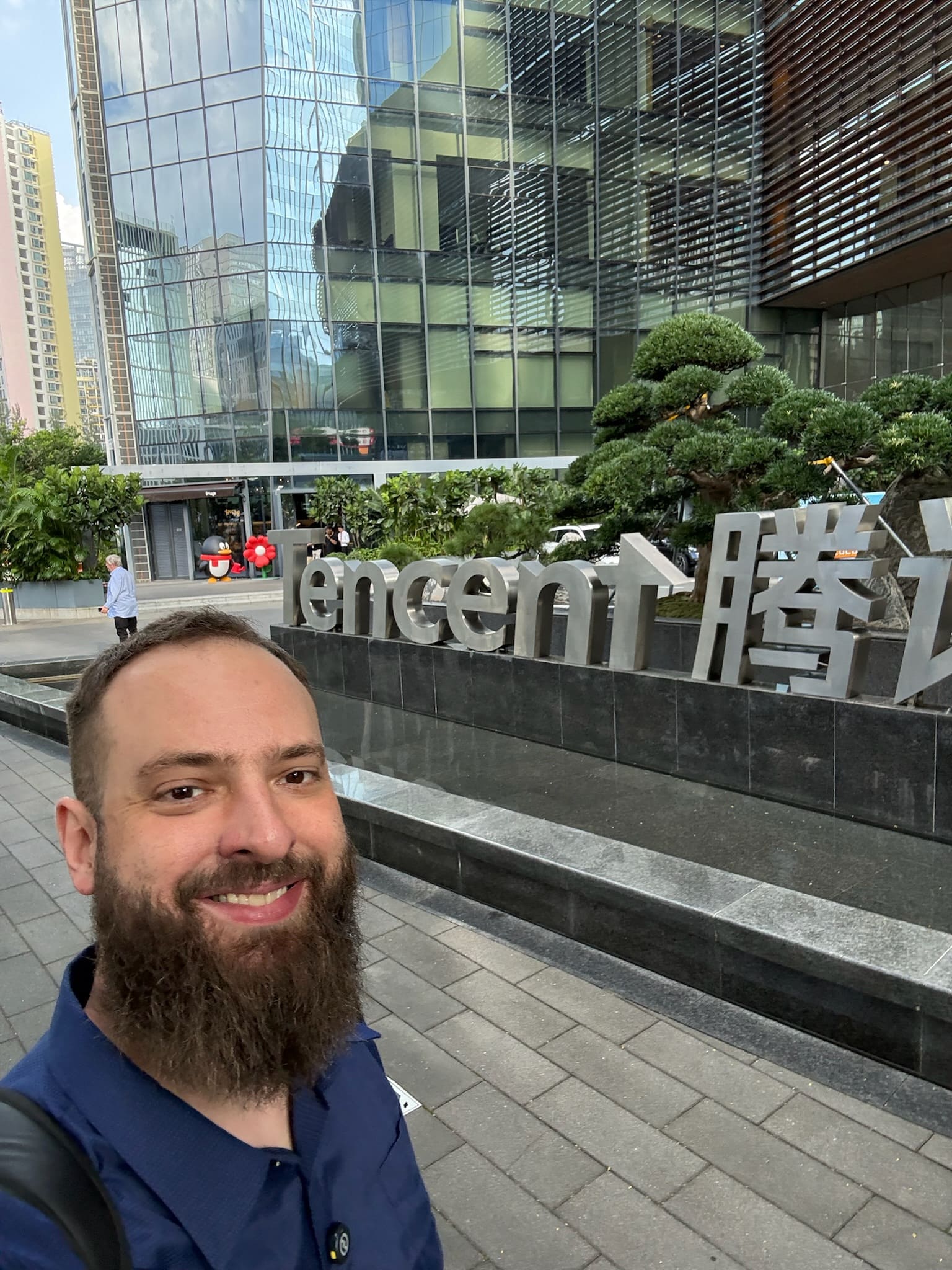 Equipe da missão na Tencent