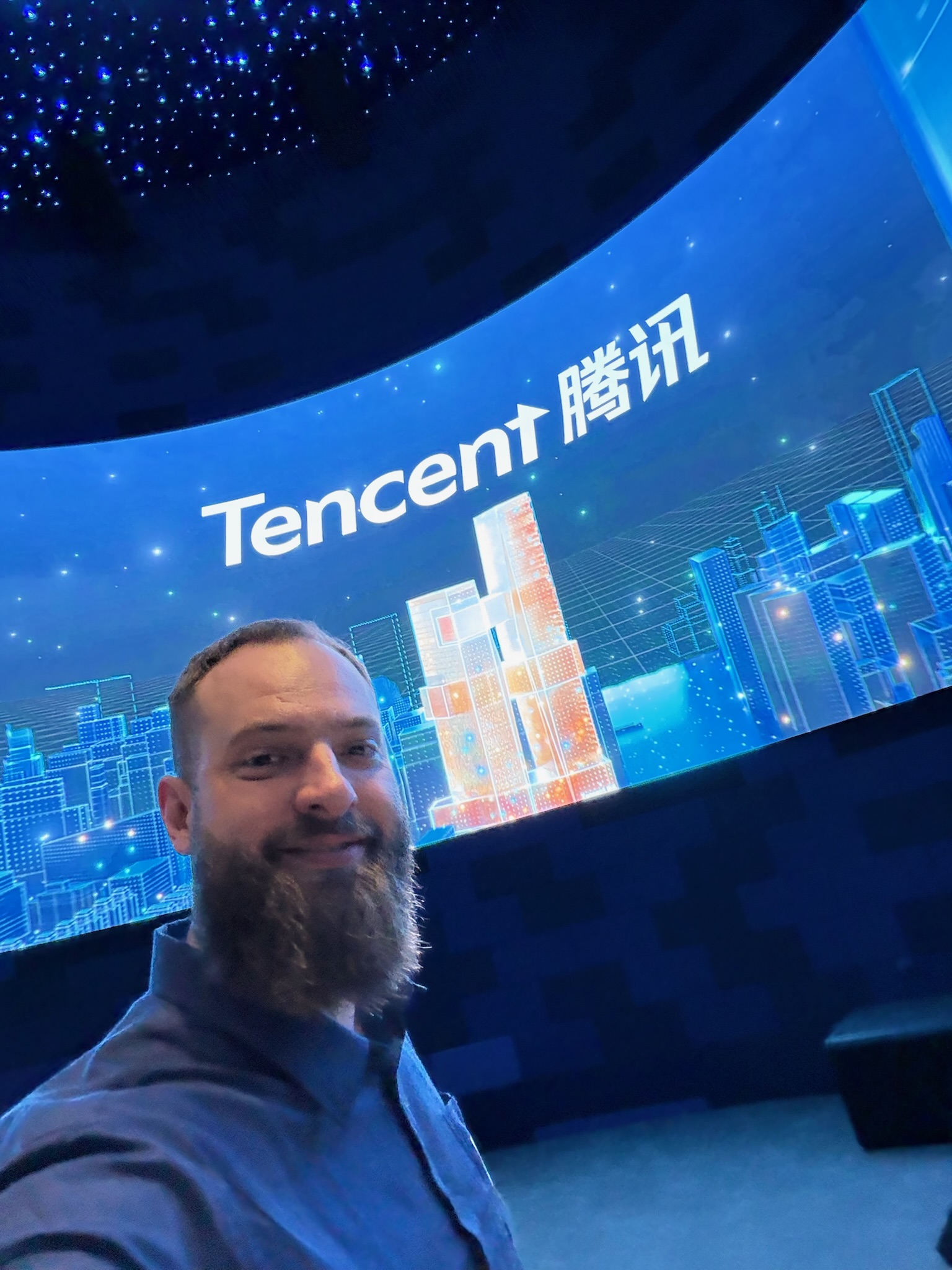 Equipe da missão na Tencent