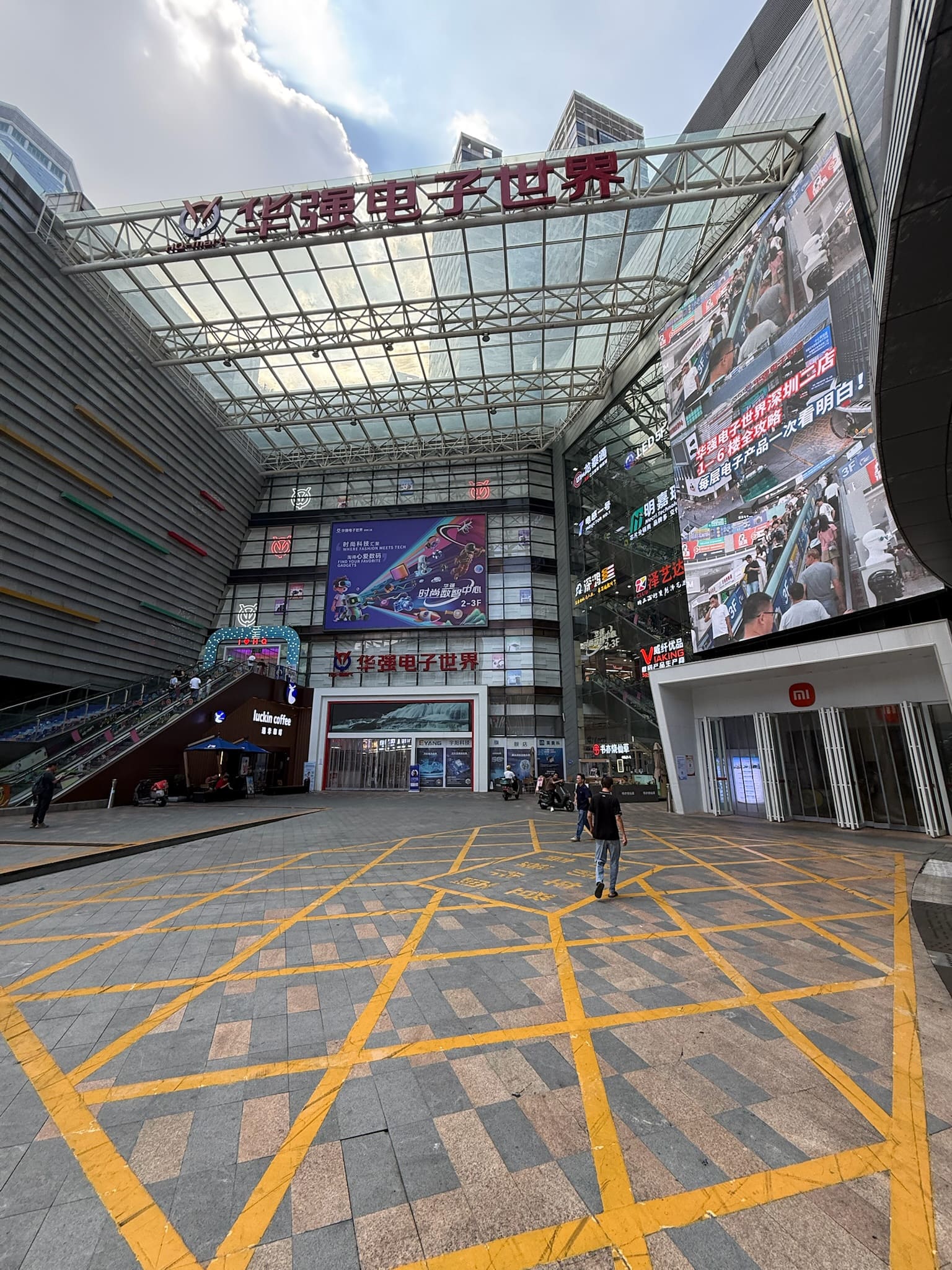 Vista noturna de Hong Kong