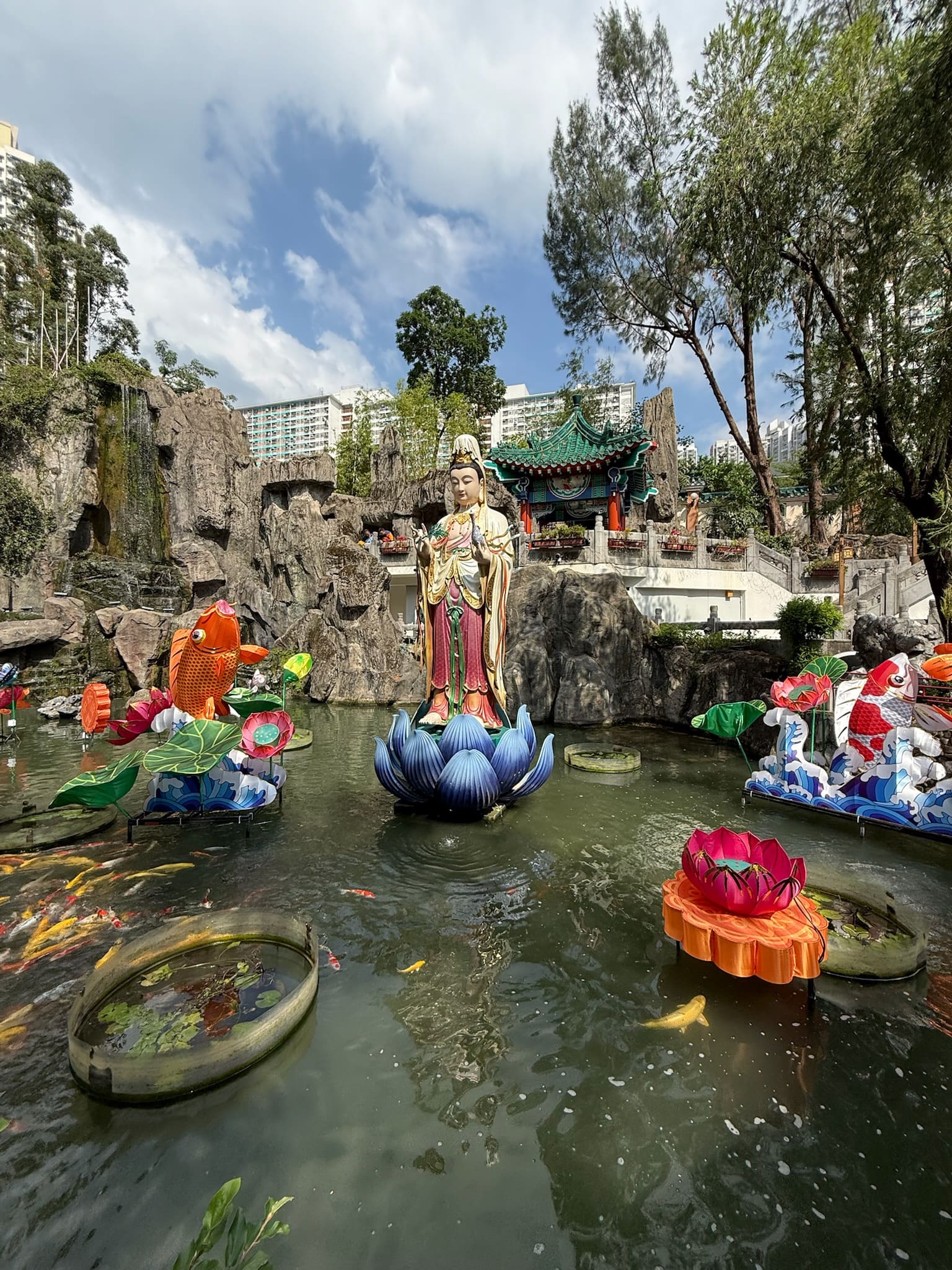 Fogos de encerramento na Disney Hong Kong