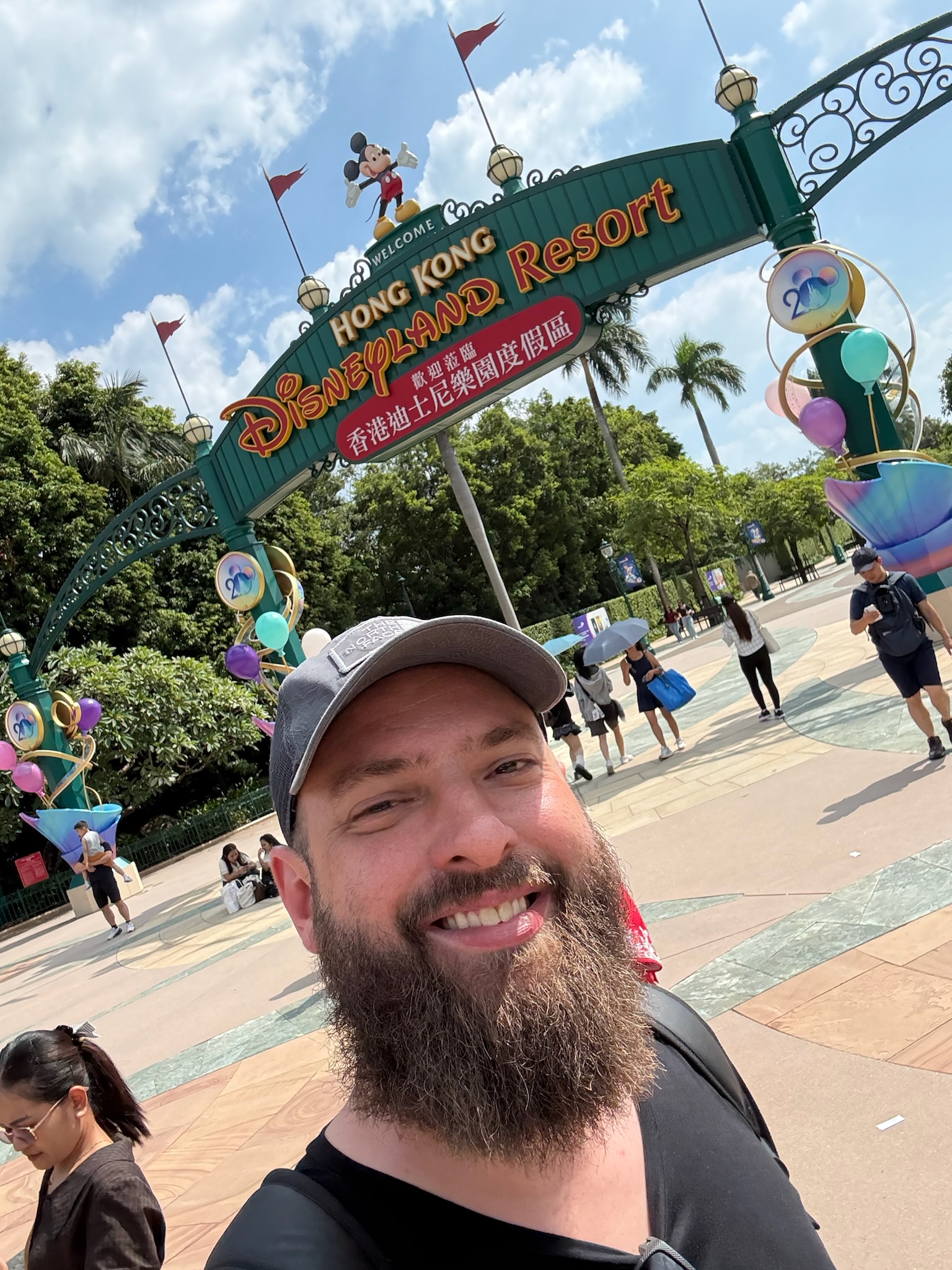 Fogos de encerramento na Disney Hong Kong