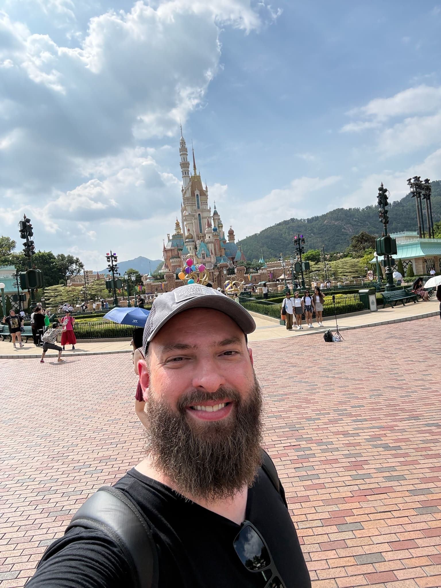 Fogos de encerramento na Disney Hong Kong