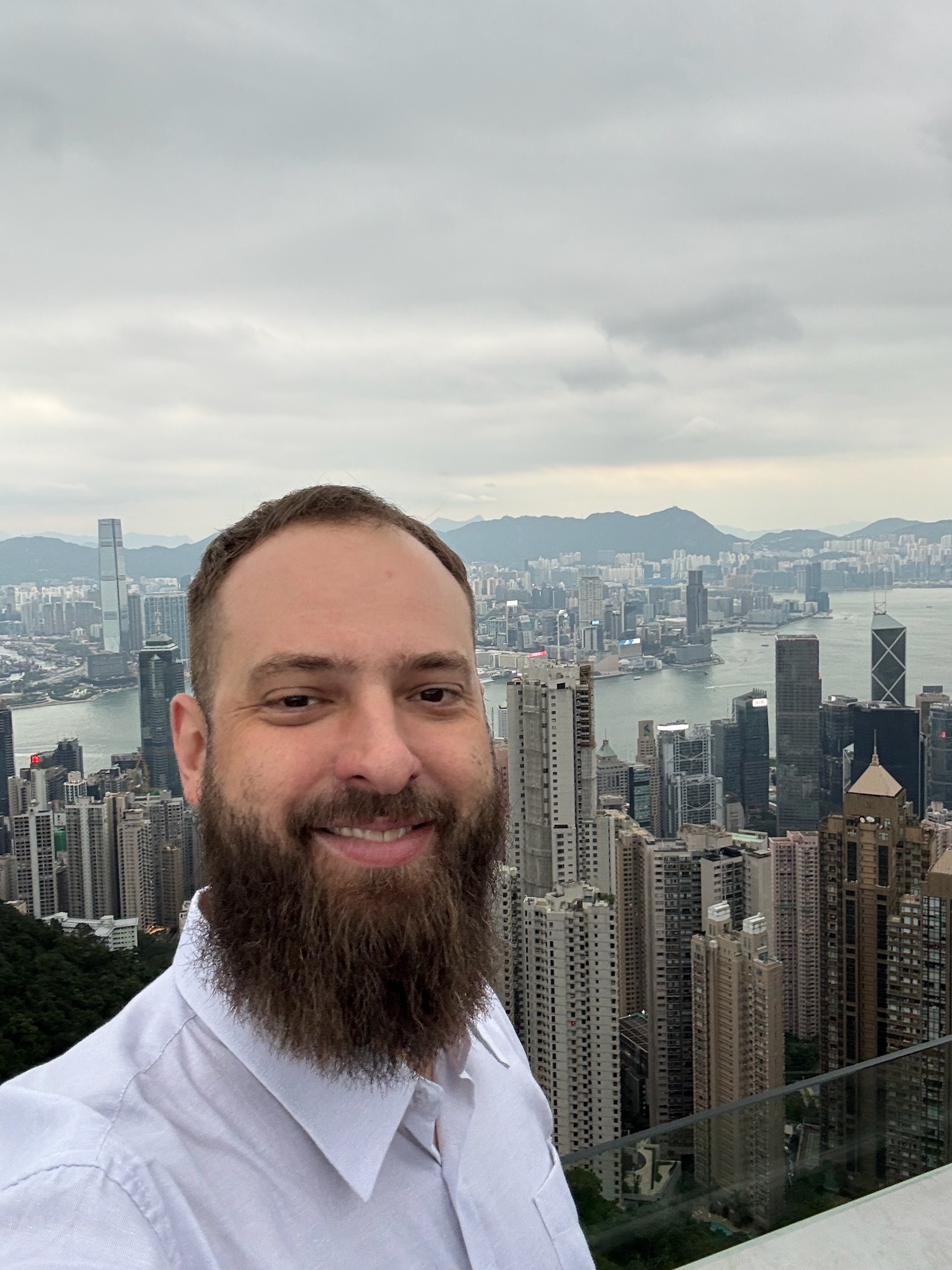 Pôr do sol no Victoria Peak