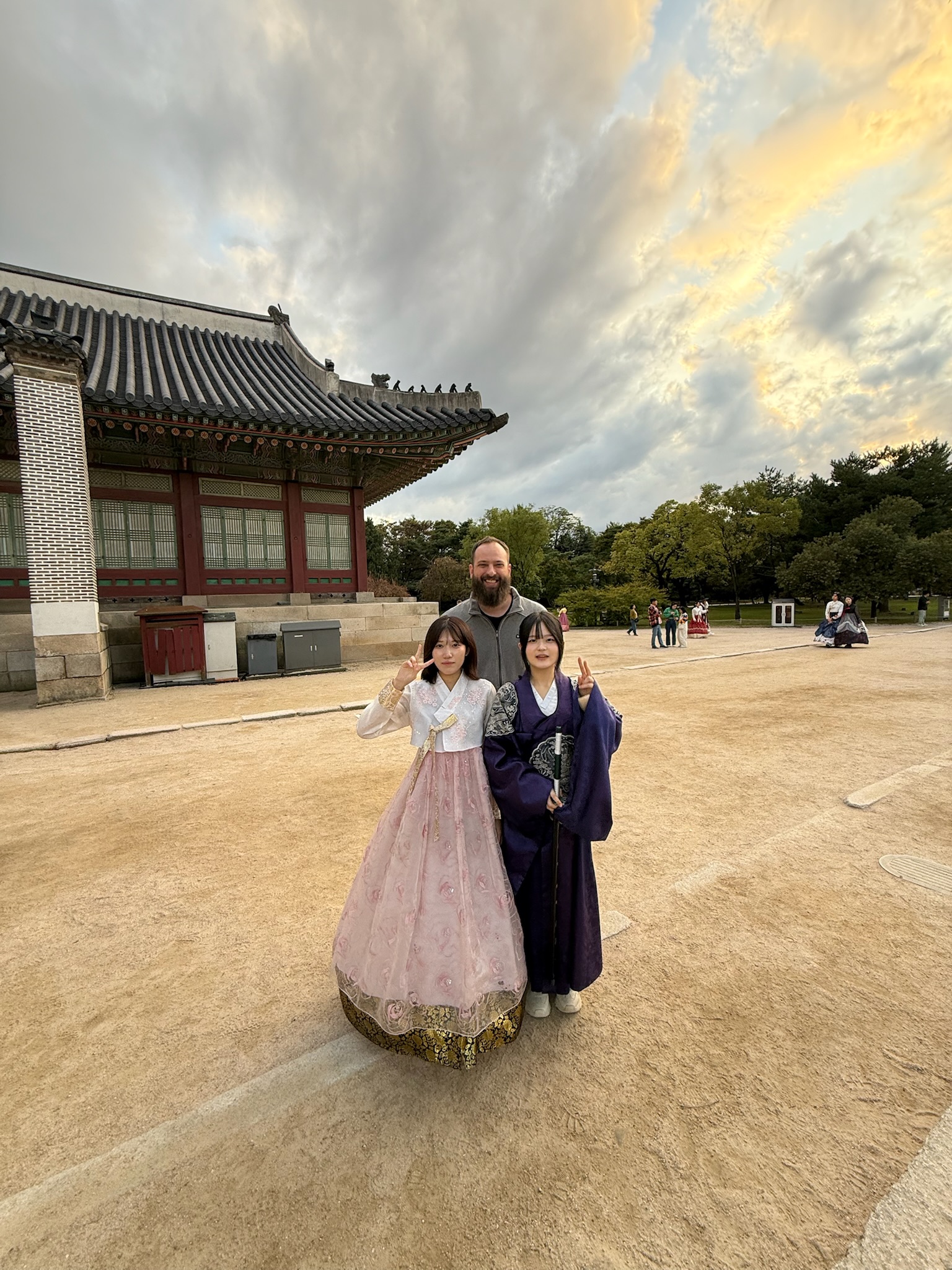 Vista noturna da cidade de Seul