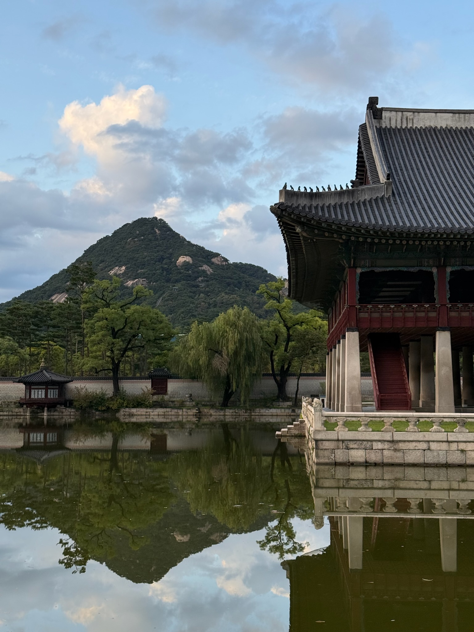 Vista noturna da cidade de Seul