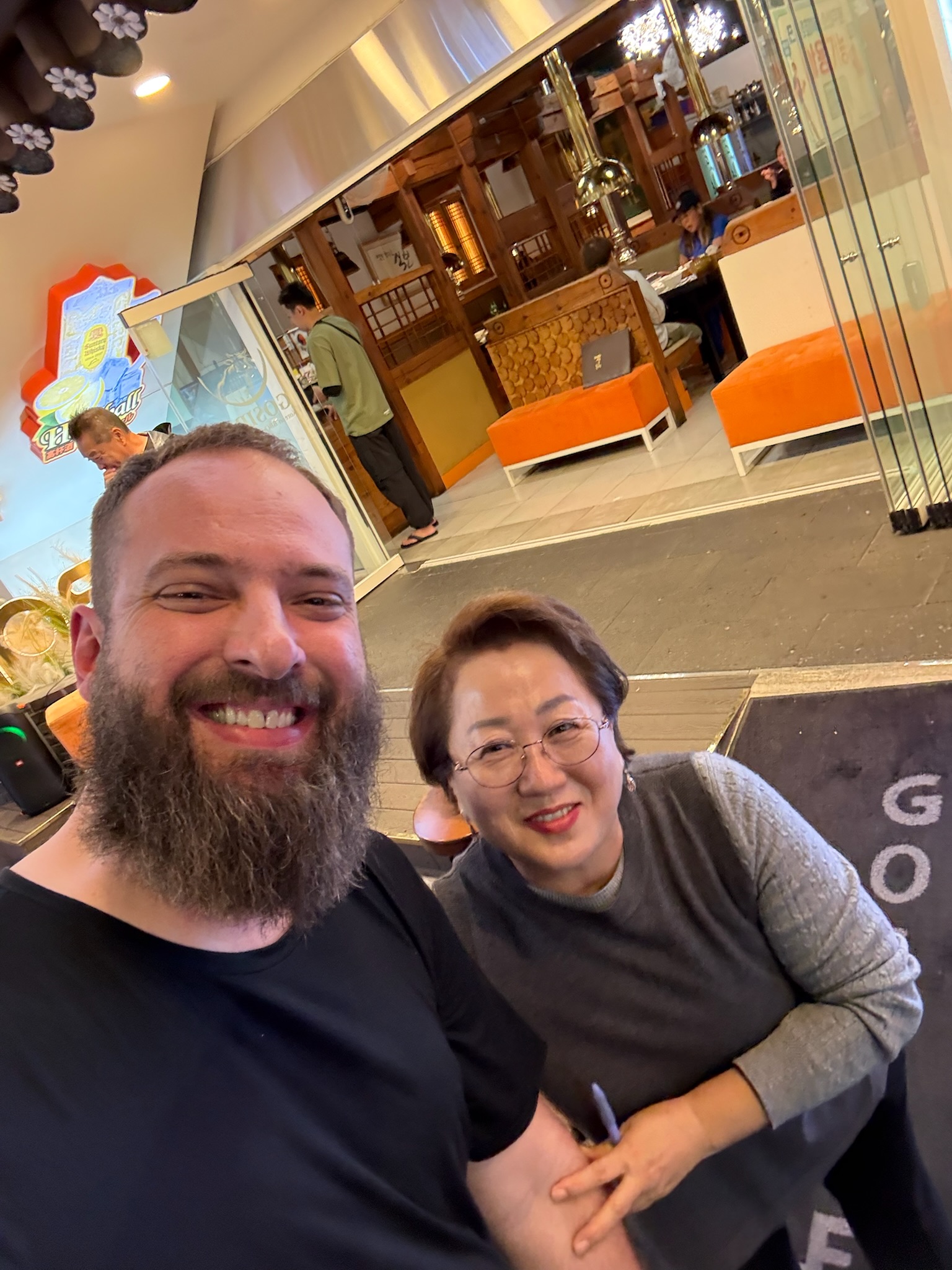 Vista noturna da cidade de Seul