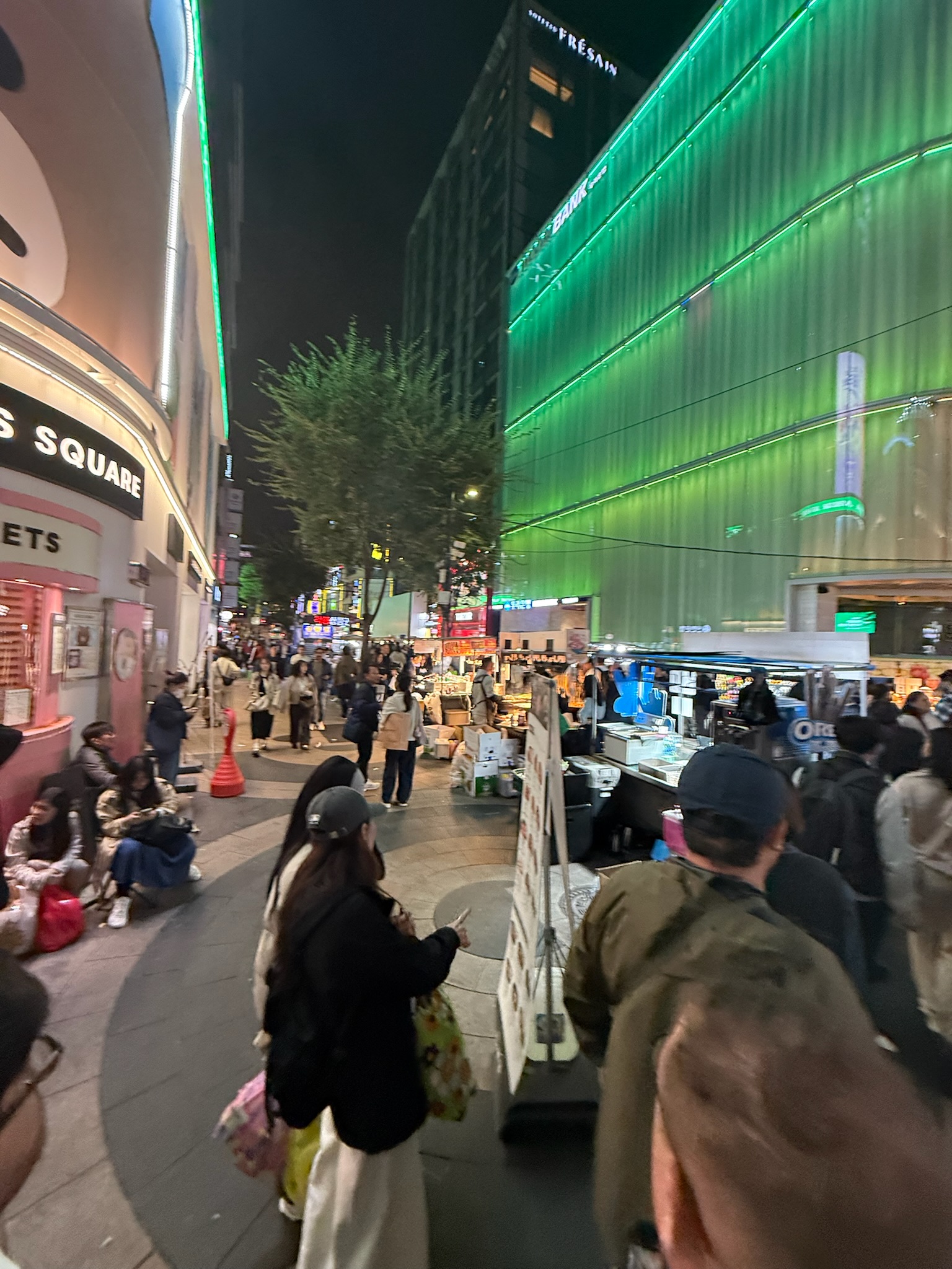 Vista noturna da cidade de Seul